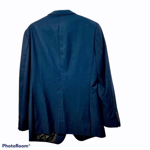 ⭐️ Angelo Rossi Navy Hand Tailored Suit Jacket - Picture 2 of 9